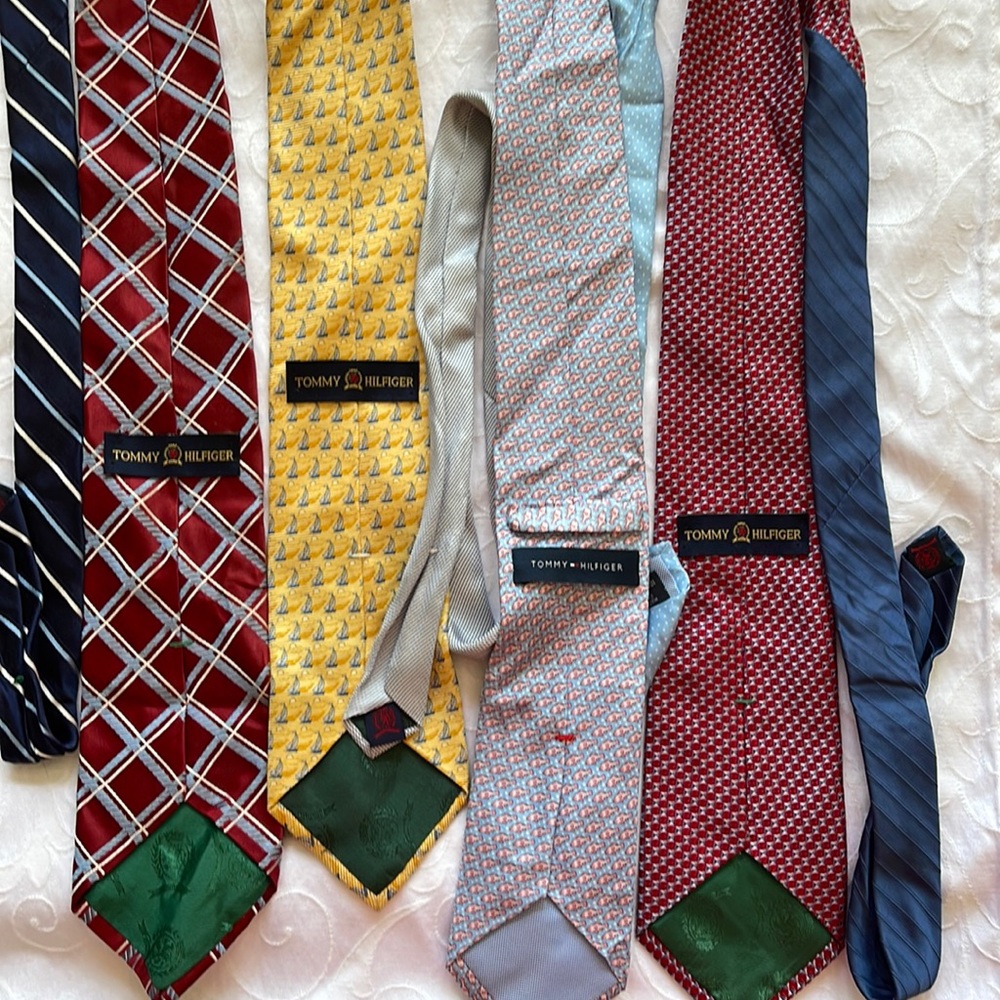 Lot of 3 silk Tommy Hilfiger Neck Ties